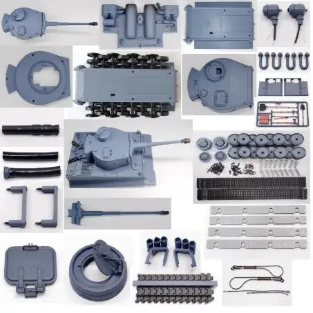 100% Новый HL 1/16 3818 1 Tiger Tank детали паста брызговик круглая крышка кабель налобный