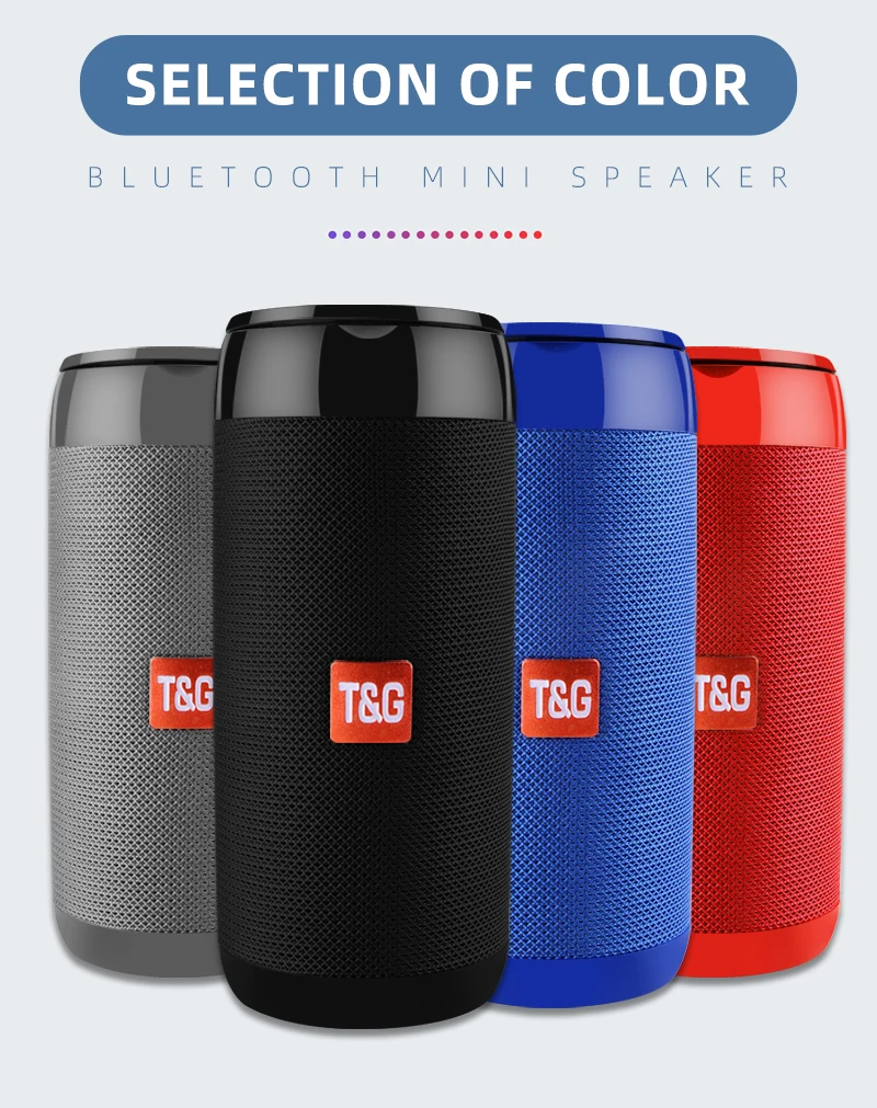TG113C портативные беспроводные динамики bluetooth водонепроницаемый стерео Колонка Мини динамик с микрофоном FM Радио MP3 коробка басового звука