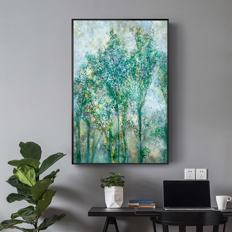 KOWELL 100% Современная картина маслом на холсте ручная роспись подарок домашний