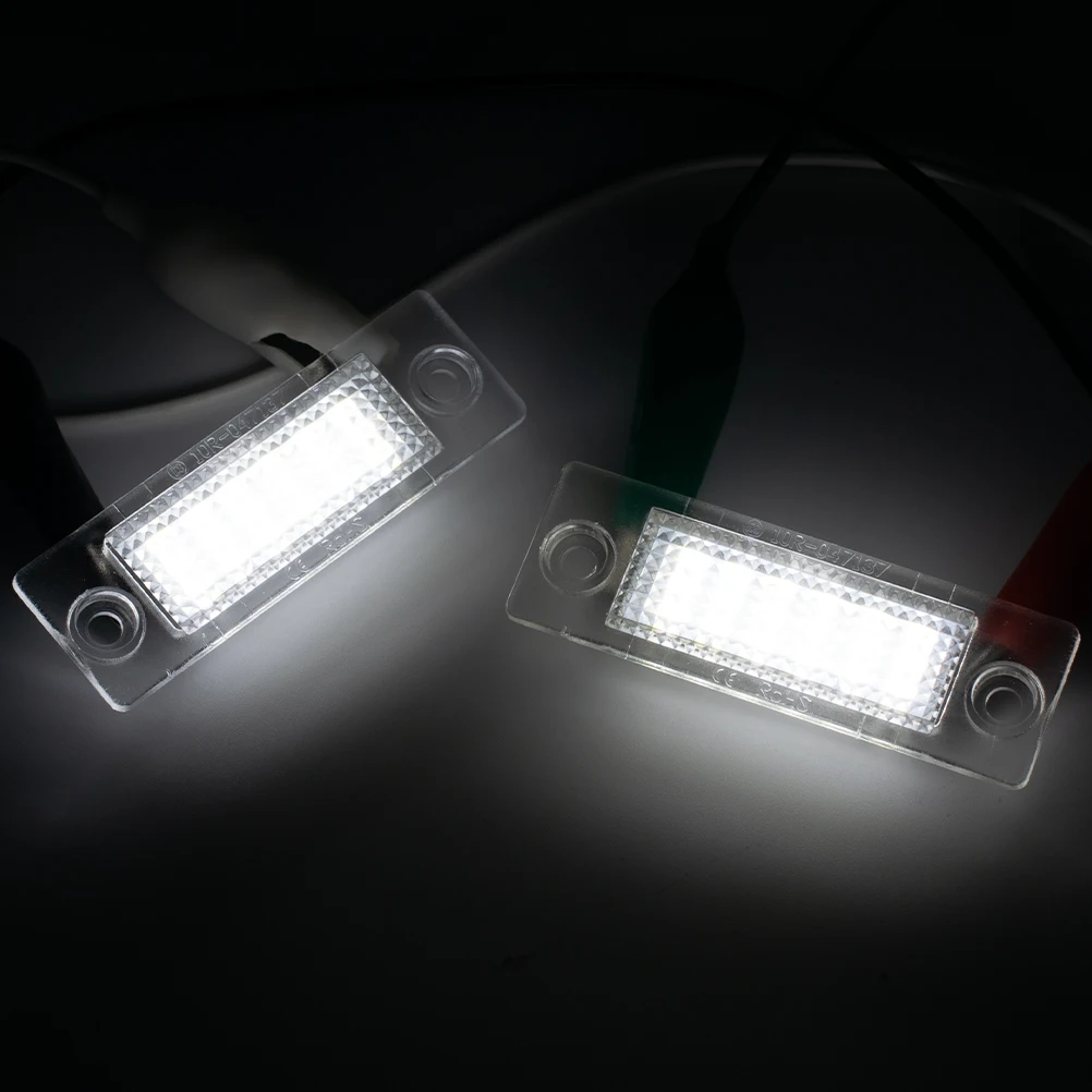

2x LED License Plate Lamp Number Plate Light For VW Volkswagen Multivan Passat Variant Transporter Caravelle For Skoda Superb