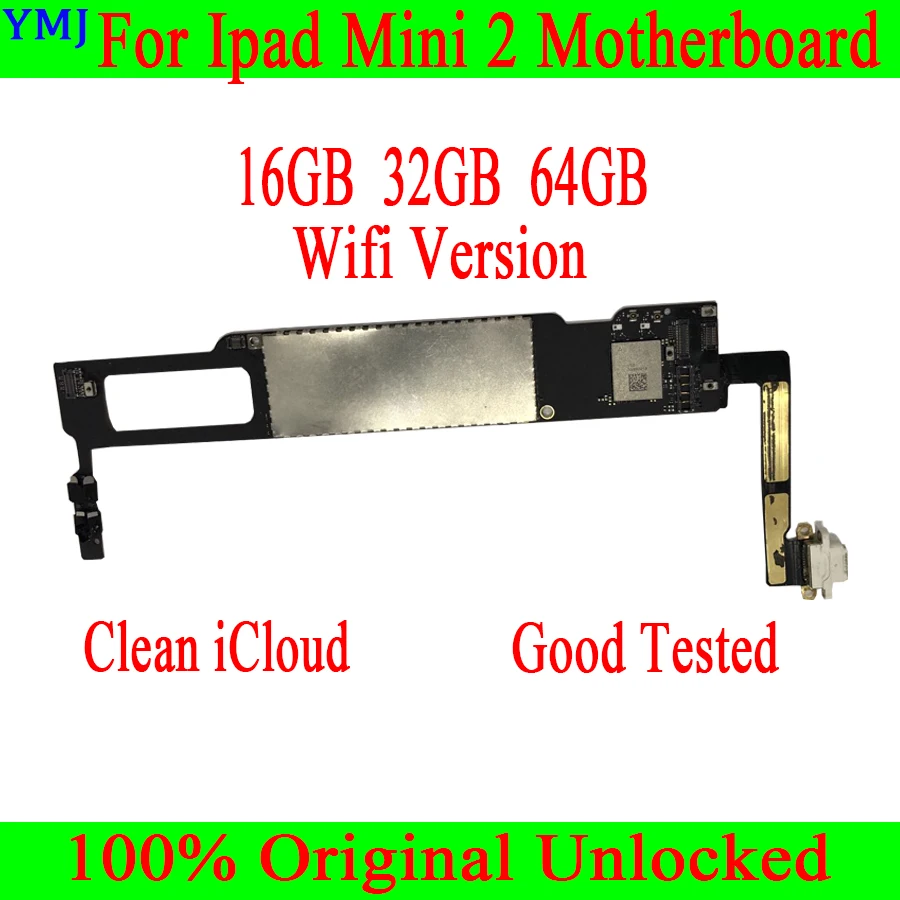 Оригинальная разблокированная материнская плата для Ipad mini 2 WIFI /WIFI + версия 3G с
