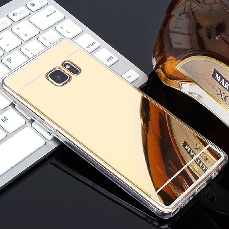 Чехол с зеркальным эффектом для Samsung Galaxy A20 A30 A50 M20 S10 Note 10 S8 S9 Plus S7 S6 edge мягкий