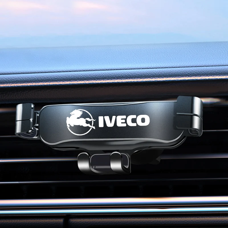 

For IVECO Banner 5ft Gravity Auto Phone Holder Car Air Vent Clip Mount Mobile Phone Holder CellPhone Stand Support For iPhone