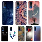 Чехол-накладка для Vivo Y31 Мягкий силиконовый чехол, ТПУ, 2021, 6,58 дюйма, противоударный