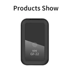 GF22 миниатюрный GPS-трекер для автомобиля, приложение для защиты от потери, голосовое управление, удаленная запись, локатор высокого разрешения Wi-Fi + LBS + GPS + A GPS