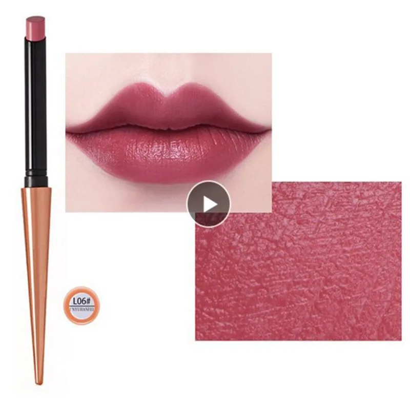 10 Цвета губная помада Водонепроницаемый длительные сексуальные трубки маккияж