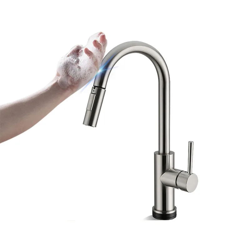 Краны для кухонной раковины с креплением на палубе сенсорный кухонный кран