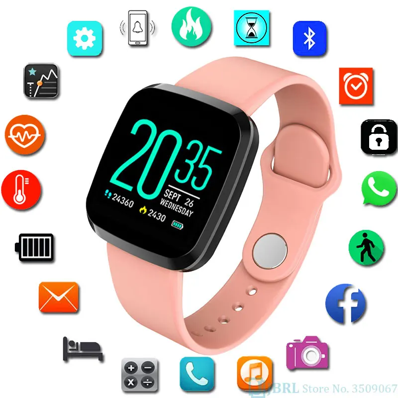 P3 Смарт часы для женщин и мужчин Android IOS Электроника Wach фитнес трекер силиконовый