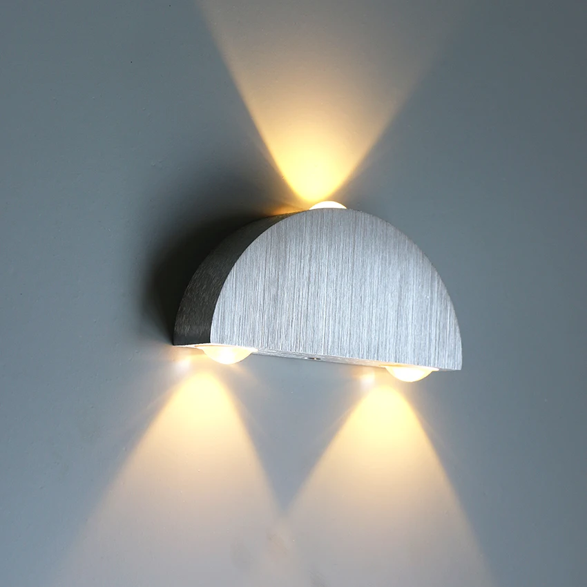 Светодиодная алюминиевая настенная лампа бра направленного света для спальни