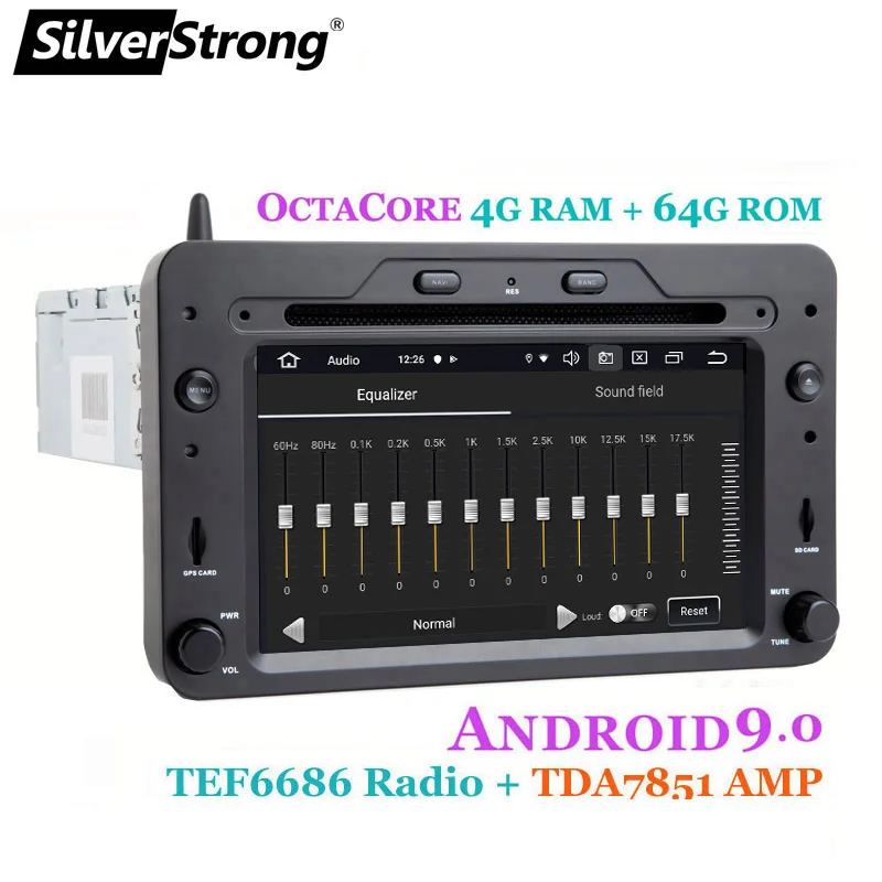 SilverStrong Android9.0 автомобильный DVD для Alfa Romeo 159 Spider Brera автомобильное радио GPS с опцией