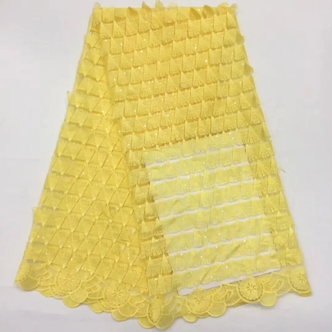 

2019 Hoge Kwaliteit Franse Tulle Kralen Afrikaanse Kant Stof Pailletten Geborduurde Nigeriaanse Kant Stoffen Voor Wowen Jurk