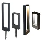 60 см СВЕТОДИОДНЫЙ дорожный вставка пейзажи светильник Открытый садовый столб светильник Вильяр путь столбики светильник лужайки Алюминий подставка светильник