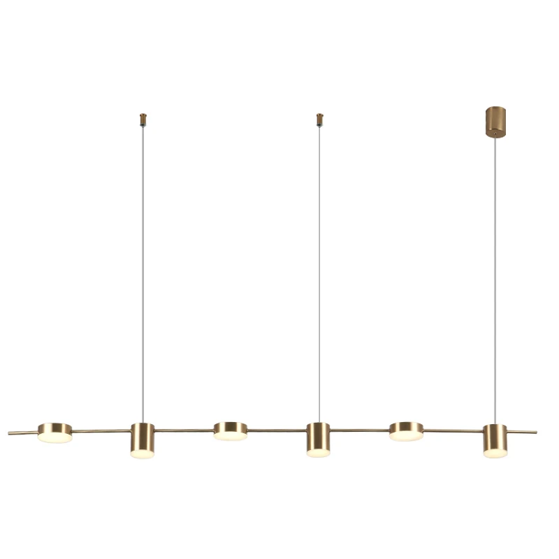 

Modern LED Pendant lights dining room Hanging lamps iron acrylic living room Black/Golden lighting Nordic Bar counter fixtures