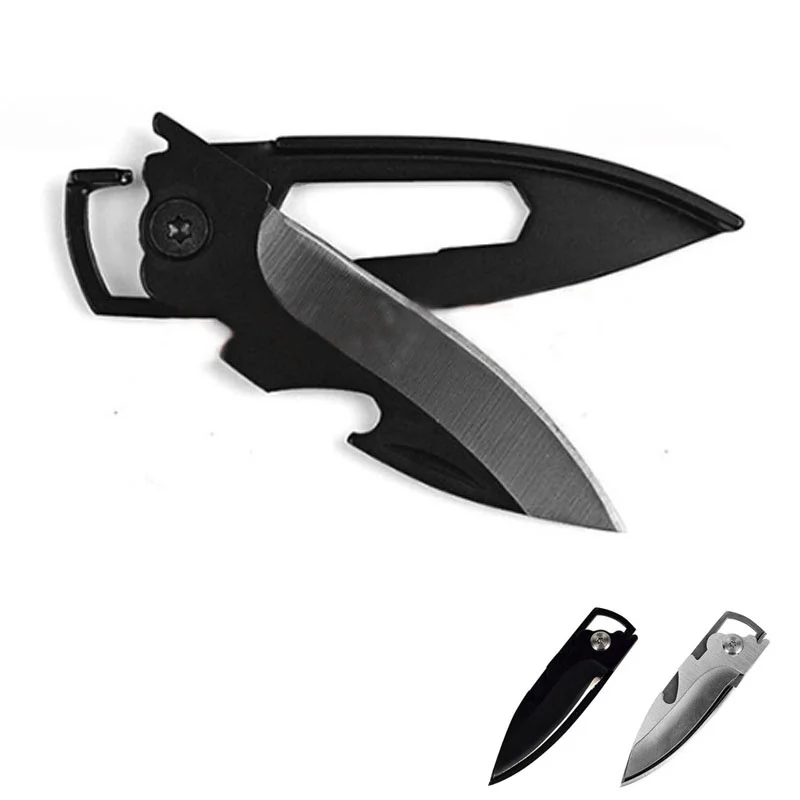 

Multifunctional EDC Knife Outdoor Self defense Mini Keychain Multi Tool Key Pocket Letter Camp Pare Peeler Peel Parcel Open
