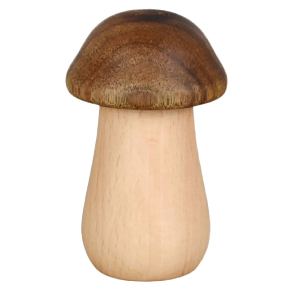 

Бытовая деревянная коробка для зубочисток, простой держатель для зубочисток в форме грибов для гостиной