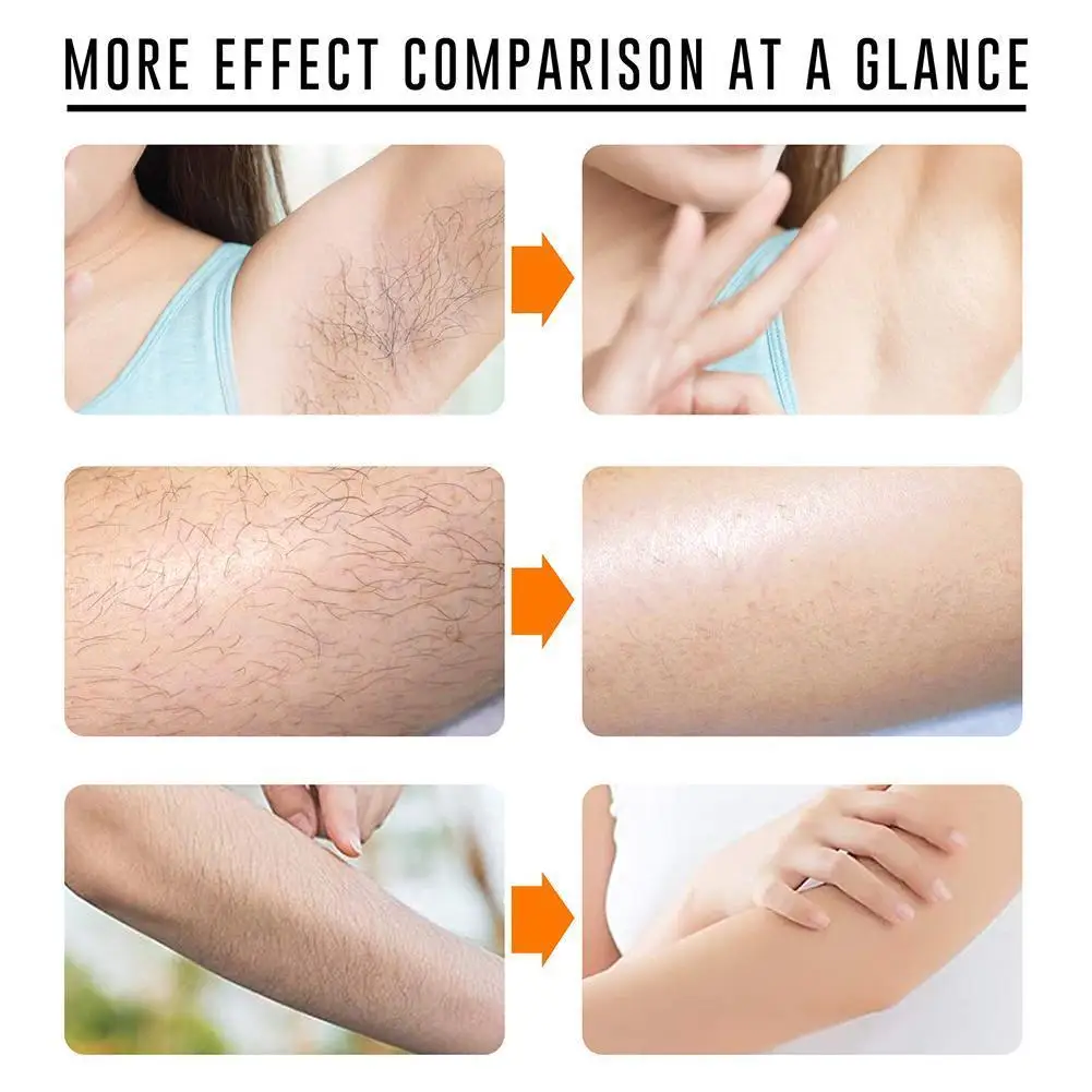 

2 Mins Hair Off Hair Removal Cream Face Body Hair Depilatory Beard Body Painless Armpit And Bikini Legs Hair Remover Spray S6C7