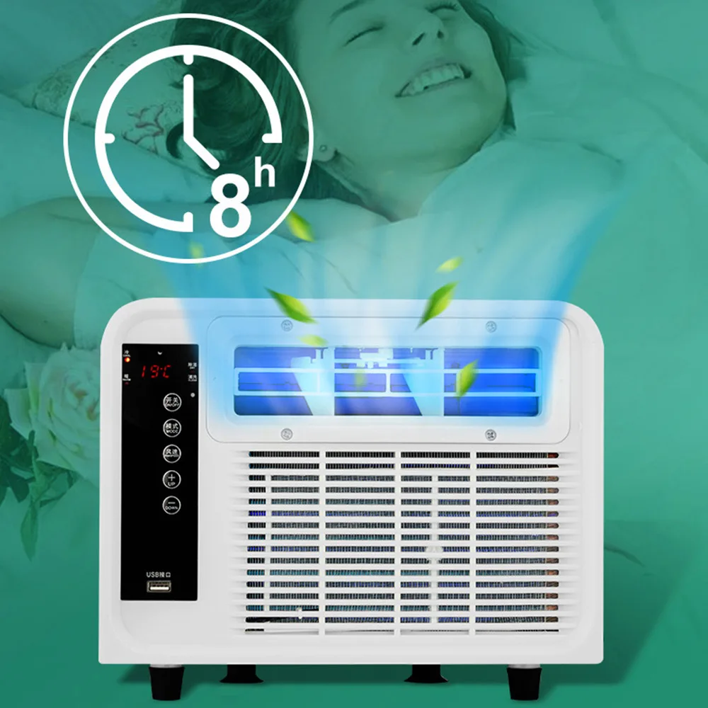 Cold/Heat Dual Use Air Conditioner Portable Remote Control Air Conditioner Household Klimaanlage 220V Timer Box Cooler