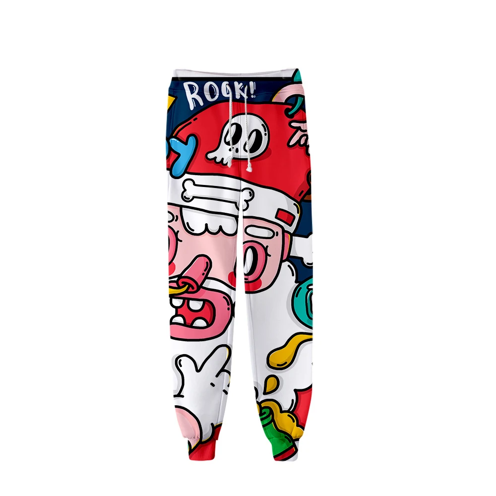 

2021 New Happy Merry Christmas Pants 3D style Sport pants Spring Summer Autumn Fashion Casual trousers Merry Christmas 3D Pants