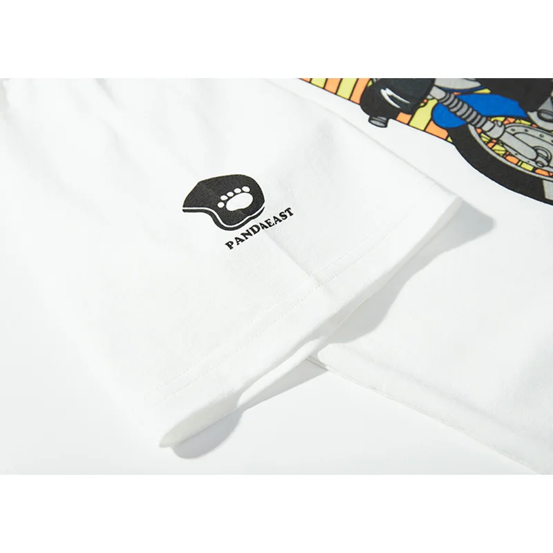 

Aolamegs Cool Panda Print Tshirts Men Casual Short Sleeve Tops Tees Shirts Hip Hop Harajuku Streetwear Couple Oversized T-shirts