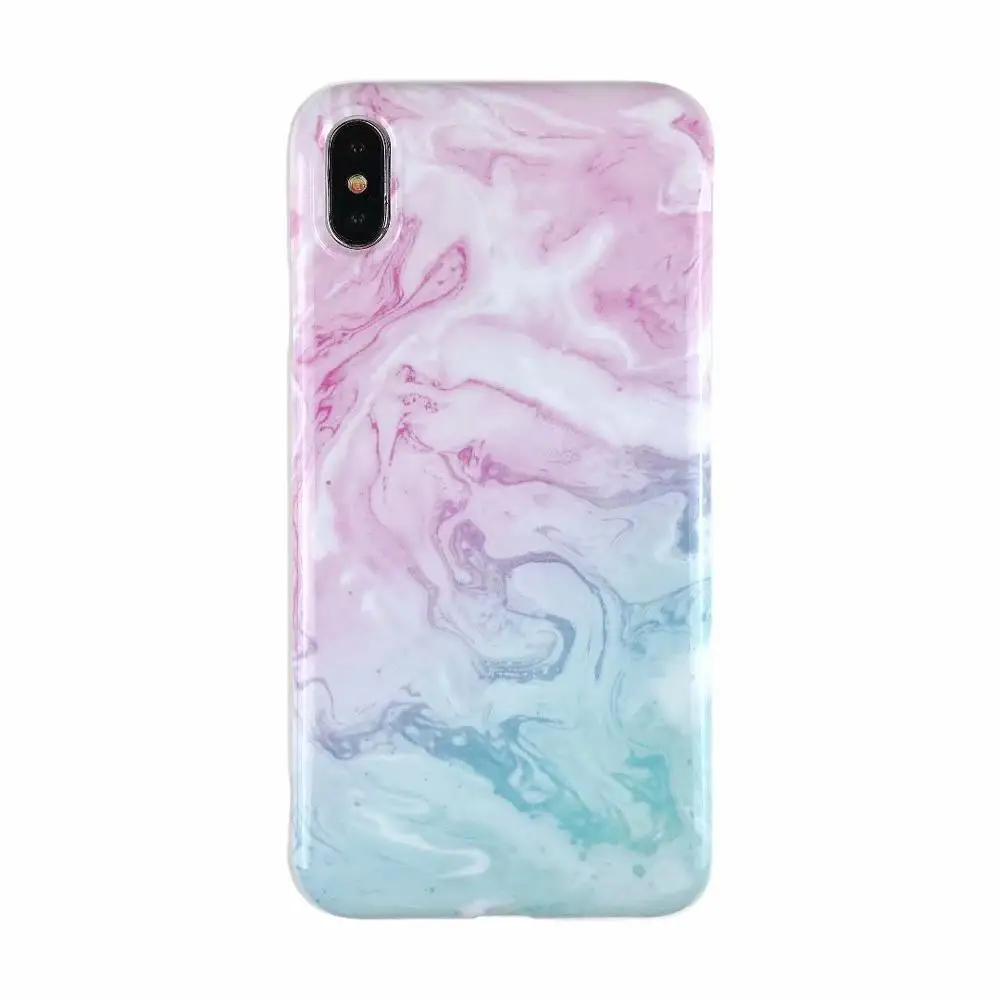 09 Мраморный X чехол s для iphone X XS Max Чехол Мягкий ТПУ задняя крышка для iphone XS XR iphone 8 7 6 6S Plus чехол для телефона - Цвет: 09