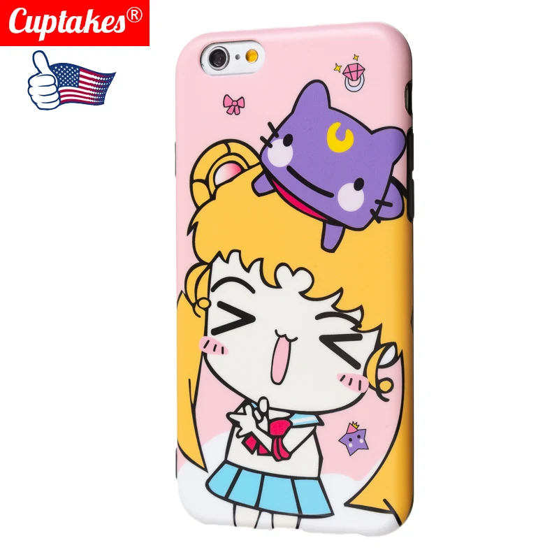 Luxury Brand Soft Silicone Case for Apple iPhone X XS 6 6S 7 Plus 8 10 Max Cover Cute Girl Housing Phone Cases Matte Coque |