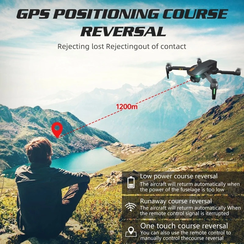 2021 новый gd91max дрон 6k gps 5g wifi 3 осевая кард