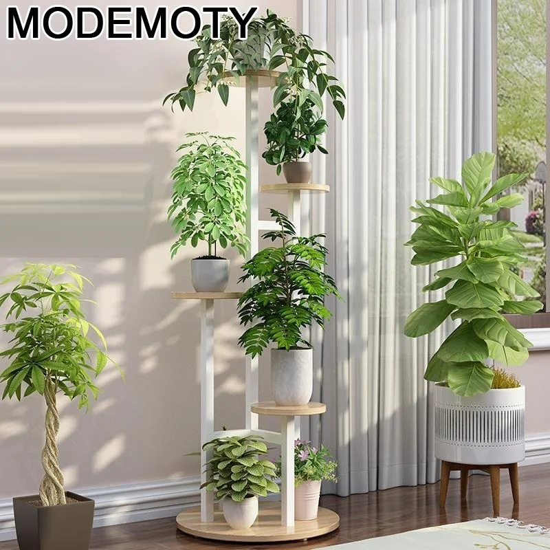 

Shelves For Estante Flores Rak Bunga Estanteria Para Plantas Wood Plant Rack Balcony Shelf Stojak Na Kwiaty Outdoor Flower Stand