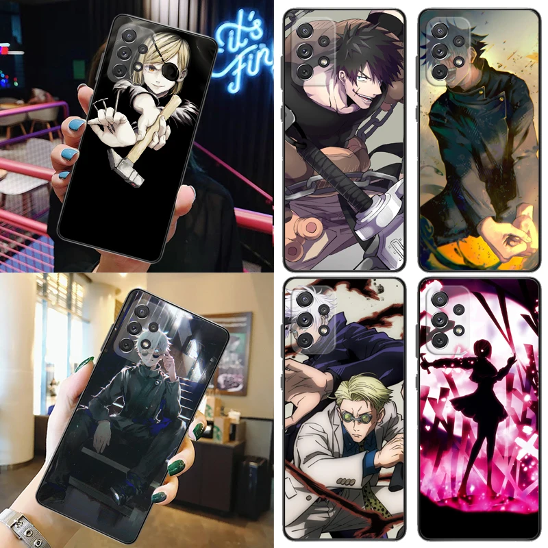 

Jujutsu Kaisen Yuji Itadori Sukuna Satoru Gojo Fushiguro Megumi Phone Case For Samsung Galaxy A52 A72 5G 4G Back Cover Soft TPU