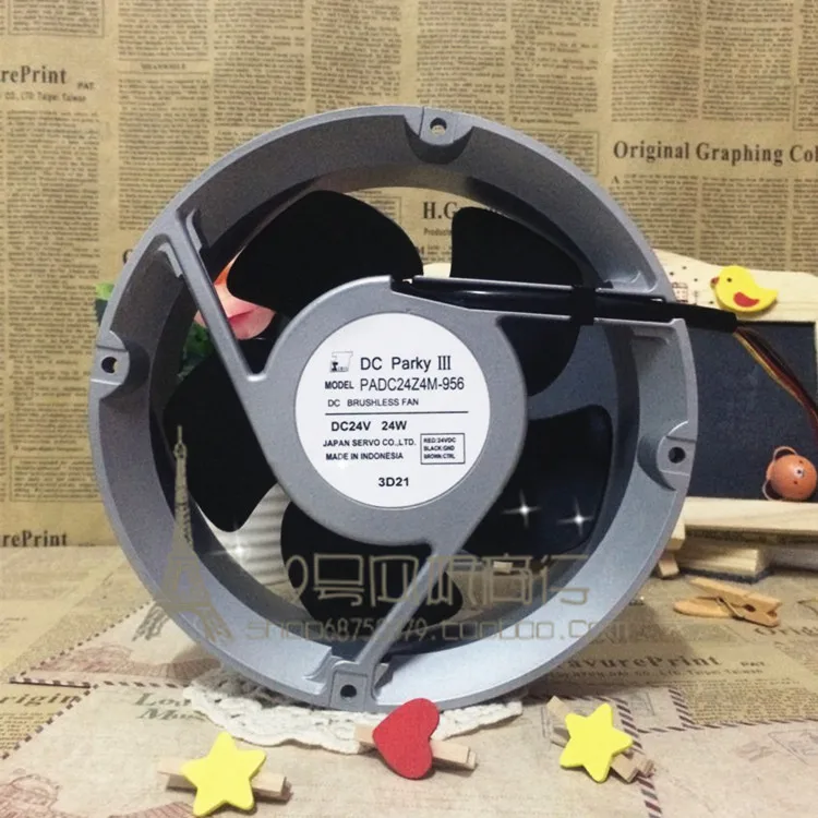 

Original PADC24Z4M-956 17CM 17050 24V 24W 170 * 170 * 50MM double ball bearing fan