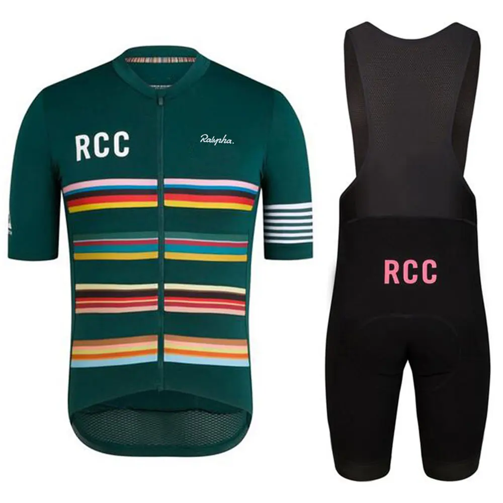

2021 RCC Cycling Jersey Set Triathlon 19D Bib Set Shorts Bike MTB Quick Drying Bicycle Wear Roupa De Ciclismo Clothing suit