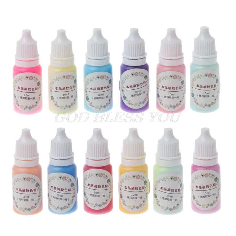 12 бутылок жидкий макарон конфетный цвет полимерный пигментный краситель