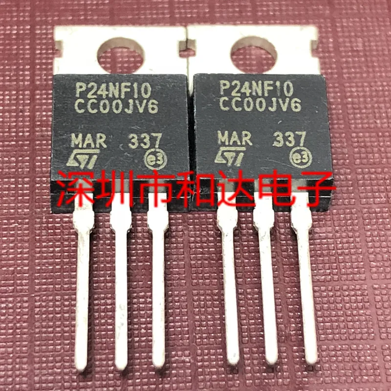 

5 шт. P24NF10 STP24NF10 TO-220 100V 26A