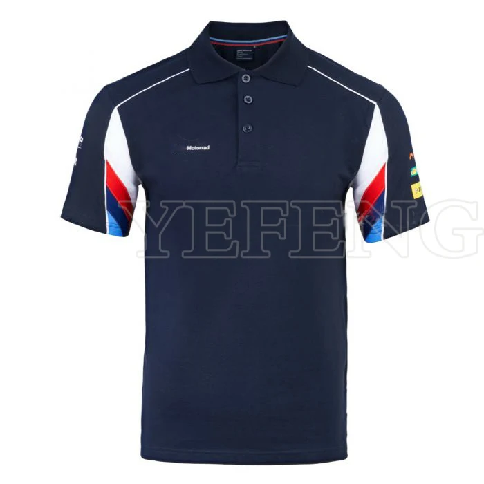 

Polo Shirts For BMW Motorrad Motorcycle Scooter MTB Bike Offroad Scooter Riding Summer Short Sleeve Mens Quick Dry T-shirt