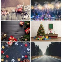 christmas backdrop wood board light winter snow gift star bell vinyl photography background for photo studio 20825sd 02