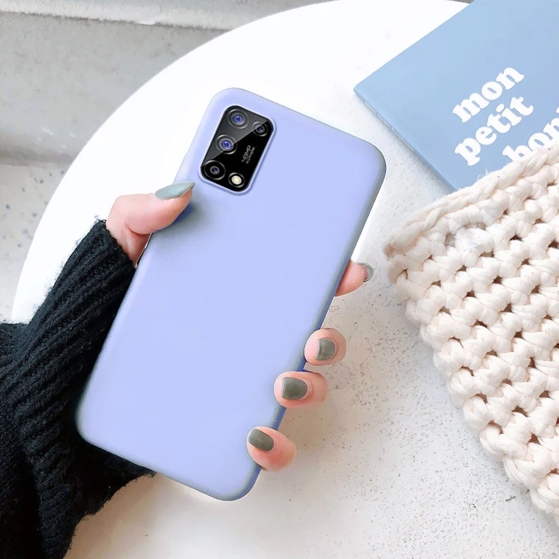 case for realme 7 pro 5g cover shell thin slim matte soft tpu cute color no fingerprint protective phone accessories caps free global shipping