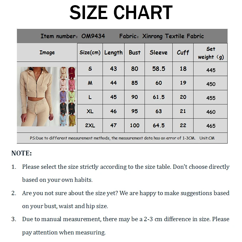 

Spring New Women's Hooded Two-Piece Solid Color Set Zipper Long-Sleeved Slim Crop Top Sports Casual Birthday Outfits For Women