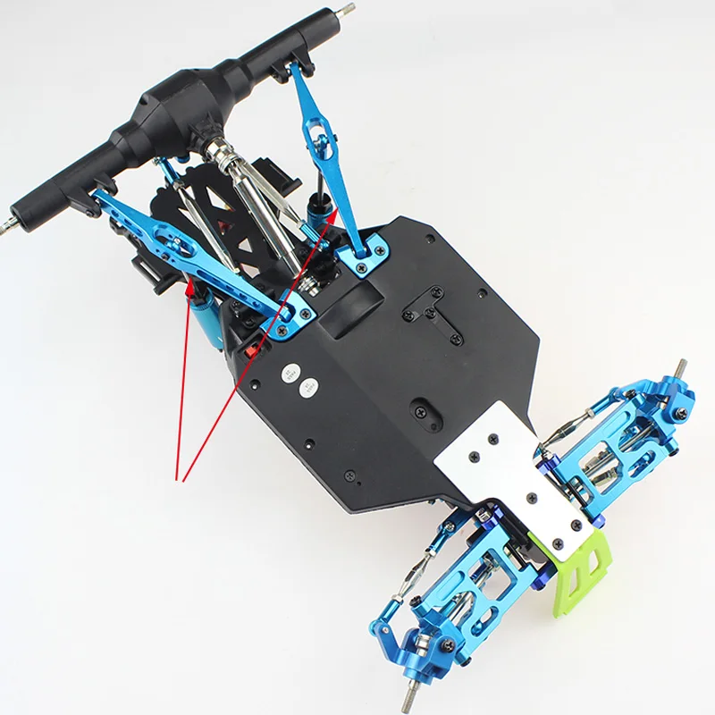 2Pcs 95Mm Hole To Link Metal Rear Suspension Arms Linkage For Fy01 Fy02 Fy03 Wltoys 12428 12423 1:12 Rc Car Upgrade Parts H - купить по