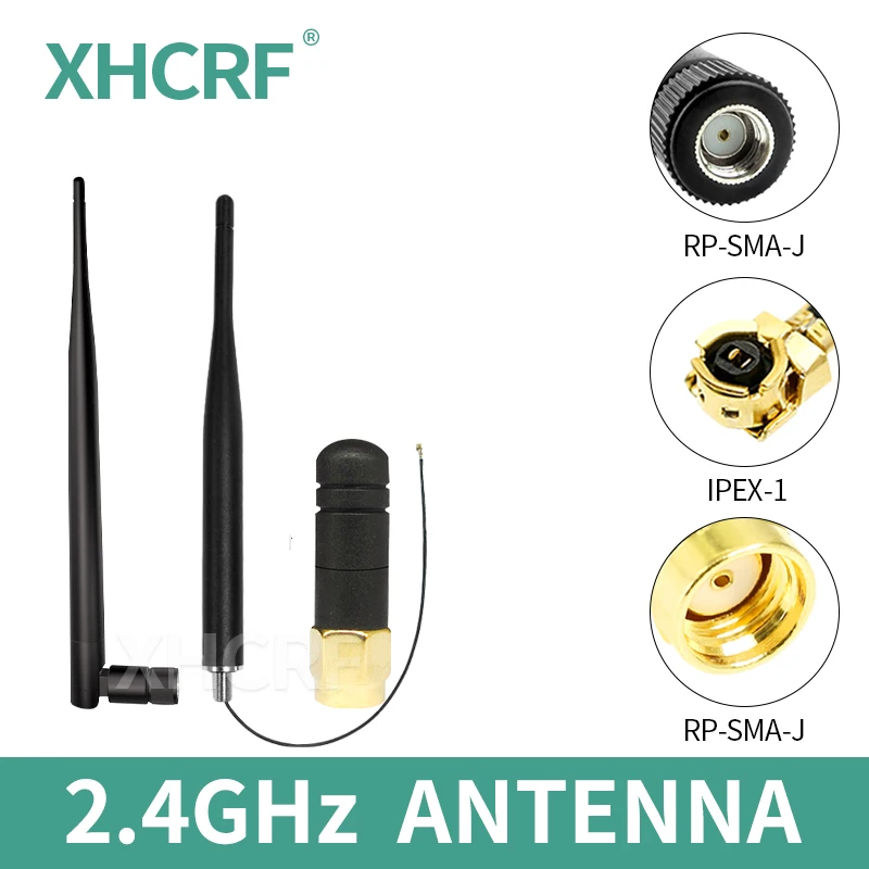 2.4GHz Wifi Antenna for Router RP SMA Male IPX 2400MHz Foldable Antena Signal Amplifier IPEX for Zigbee