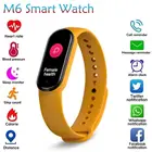 2021 Смарт-часы M6, мужские и женские Смарт-часы, спортивный фитнес-трекер с пульсометром, браслет для часов Apple Xiaomi Redmi Android