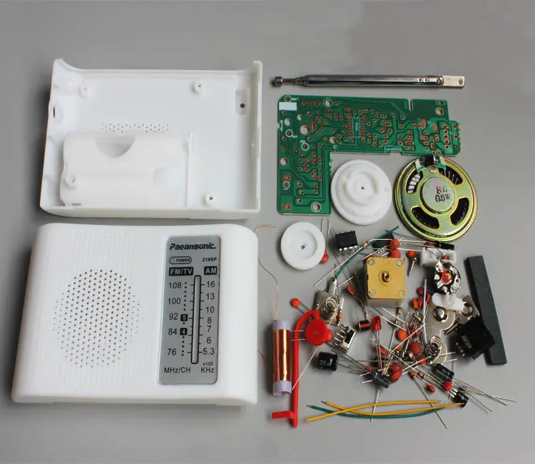 Портативный FM AM радио diy части CF210SP электронный производственный комплект