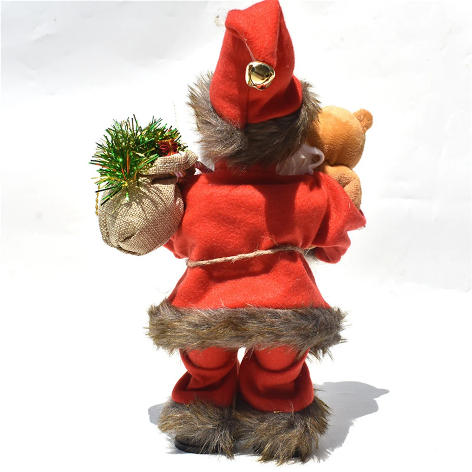 Рождественская электрическая игрушка Санта-Клауса динамичная музыка украшение