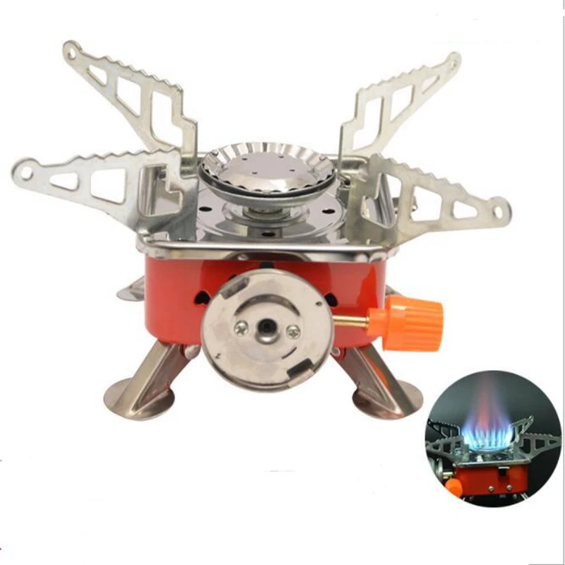 

Mini Camping Stoves Folding Outdoor Gas Stove Portable Furnace Cooking Picnic Split Stoves Cooker Burners