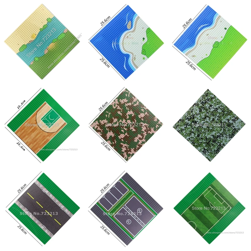 10 ''кирпичи булыжник 25 см база для травы парк океан военный крест пластина