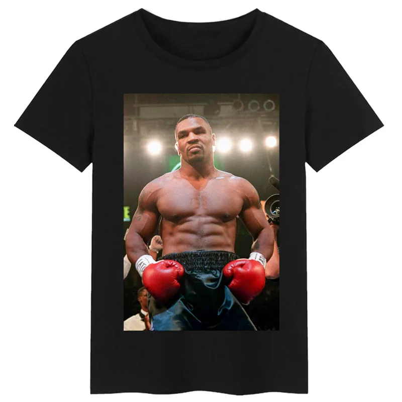 Боксерский Чемпион Майк Тайсон запоминает футболку боксерские фанаты хип-хоп