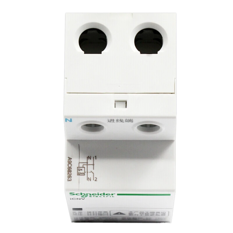 

Schneider Electric Air Switch Circuit Breaker Acti9 series iCNV self-recovering overvoltage protector 2P40A number A9C69240