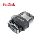 Оригинальный USB флеш-накопитель Sandisk USB 128 150 Гб 64 ГБ 32 ГБ 16 ГБ U-диск двойной OTG флеш-накопитель Высокая скорость мс SDDD3 для телефона или ПК