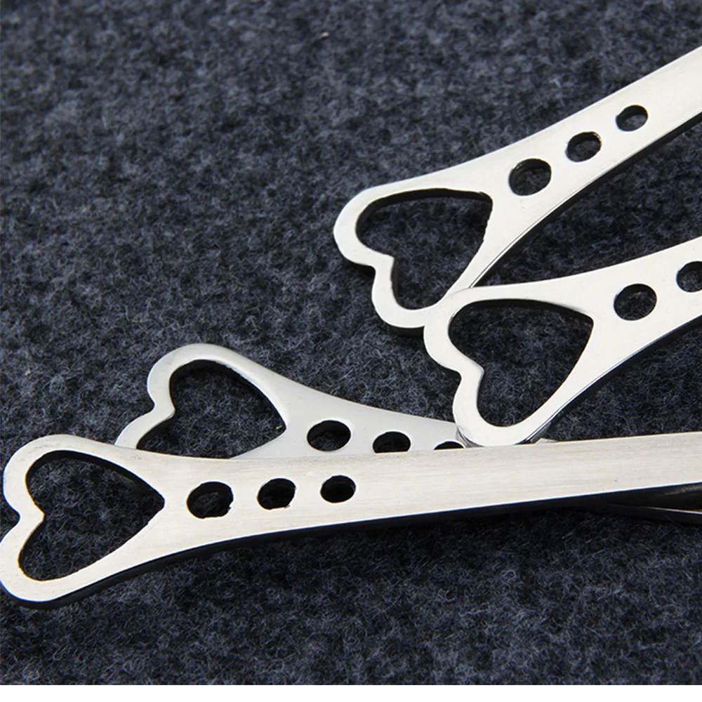 Нержавеющая сталь сердце Форма Кофе ложки кухонные принадлежности десерт сахар