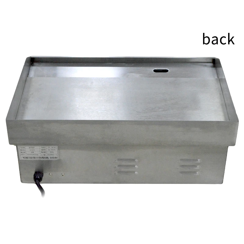 Нержавеющая сталь плоские и рифленые Электрический гриль рифленая Жареные