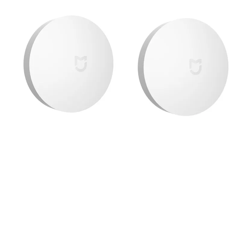 2PCS Aqara Mijia Wireless Switch Smart Bluetooth Zigbee Connection Switch Intelligent Home Security Equipment Work With Mi Home APP - Color: 2PCS
