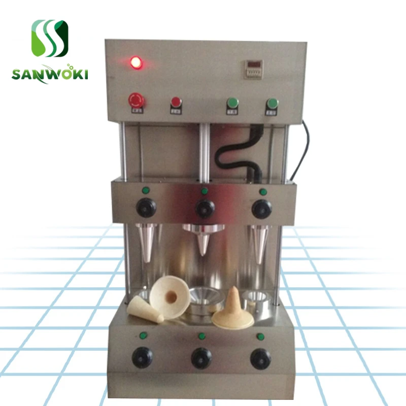 Электрический сладкий конус машина автомат для приготовления пиццы